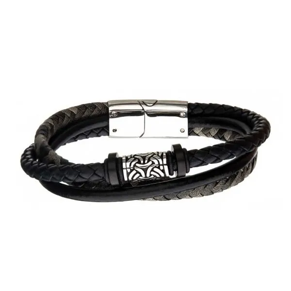 TRIPLE LEATHER BRACELET Parkers' Karat Patch Asheville, NC