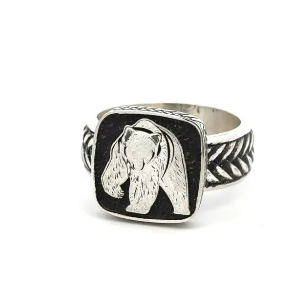 HANDMADE BEAR RING Image 2 Parkers' Karat Patch Asheville, NC