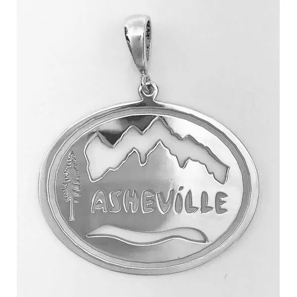 OVAL ASHEVILLE PENDANT Parkers' Karat Patch Asheville, NC