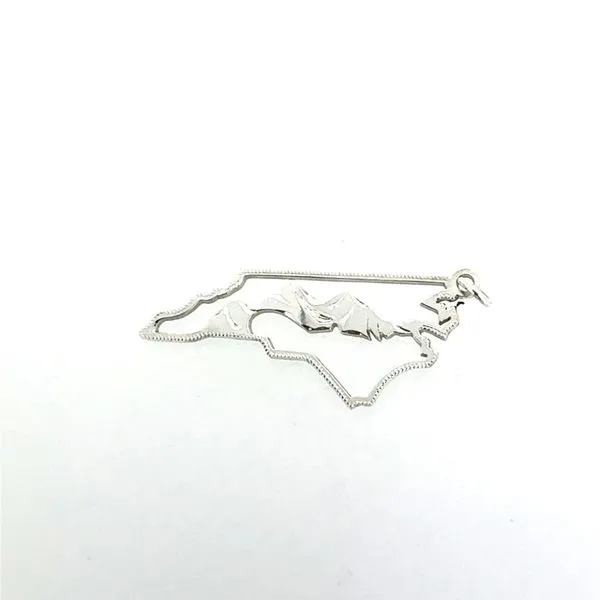 NORTH CAROLINA WITH MOUNTAIN RANGE Parkers' Karat Patch Asheville, NC