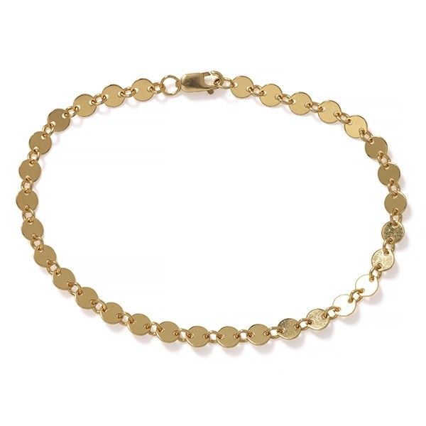 GOLD FILLED FLAT DISC BRACELET Parkers' Karat Patch Asheville, NC