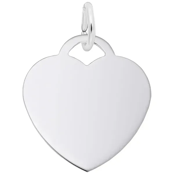 ENGRAVAVLE HEART CHARM Parkers' Karat Patch Asheville, NC