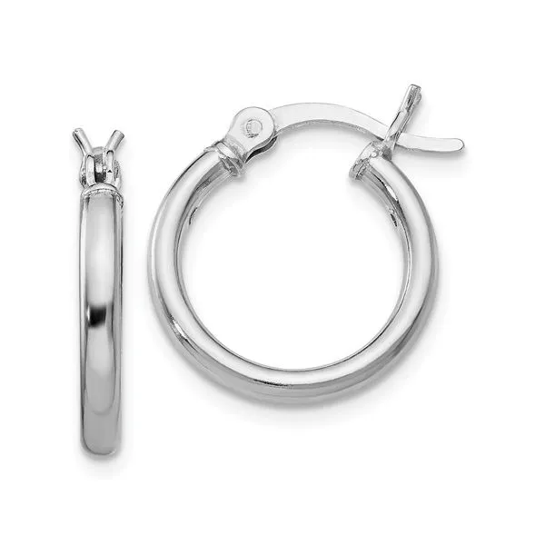 2MM WIDE HOOP EARRINGS Parkers' Karat Patch Asheville, NC