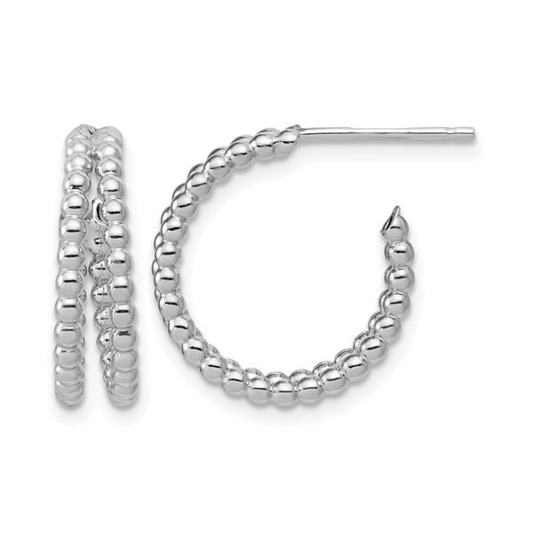 BEADED HOOPS Parkers' Karat Patch Asheville, NC