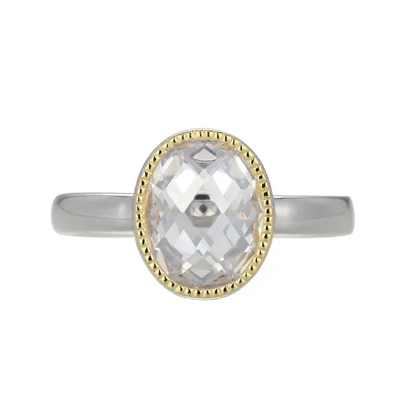 OVAL TWO TONE ELLE RING Parkers' Karat Patch Asheville, NC