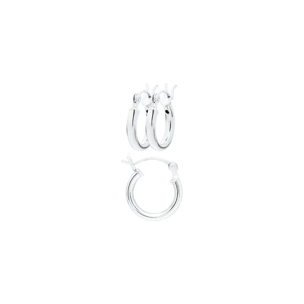 POLISHED HOOP EARRINGS Parkers' Karat Patch Asheville, NC