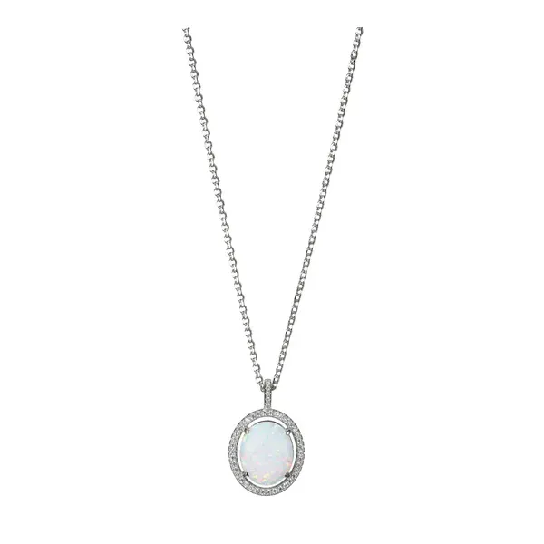 SYNTHETIC OPAL NECKLACE Parkers' Karat Patch Asheville, NC