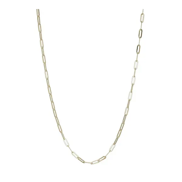 LONG YELLOW GOLD OVER SILVER NECKLACE Parkers' Karat Patch Asheville, NC