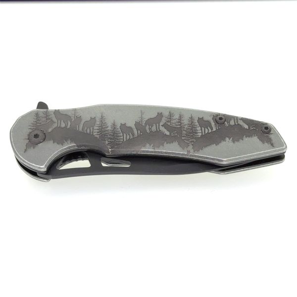 CUSTOM ENGRAVED KNIFE Parkers' Karat Patch Asheville, NC