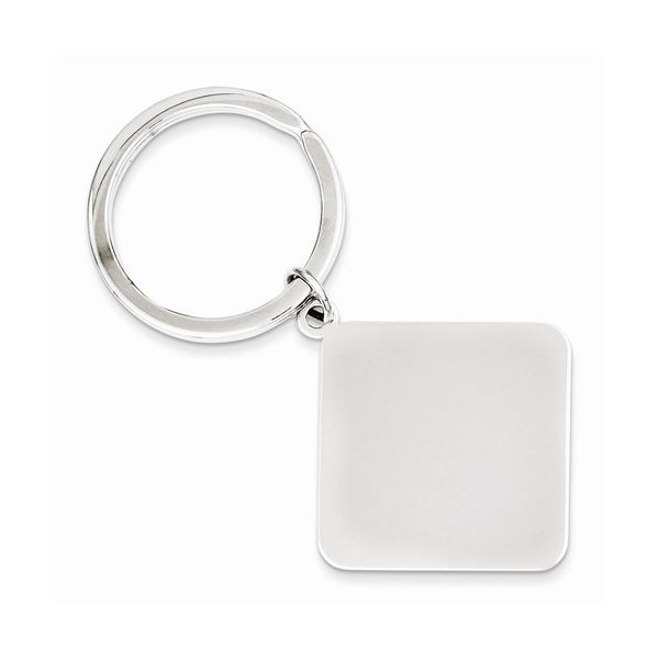 SILVER ENGRAVABLE KEYRING Parkers' Karat Patch Asheville, NC