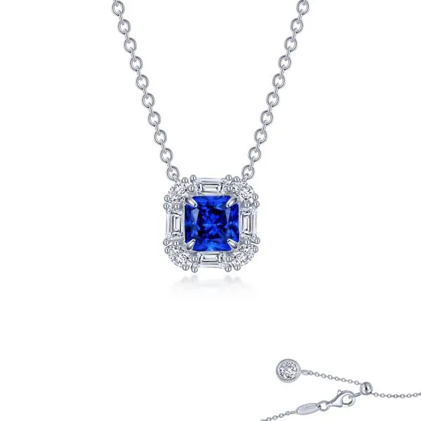 LAB BLUE SAPPHIRE NECKLACE Parkers' Karat Patch Asheville, NC