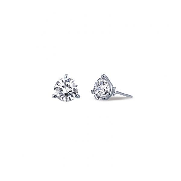 STERLING SILVER THREE PRONG 2ctw CZ STUDS Parkers' Karat Patch Asheville, NC