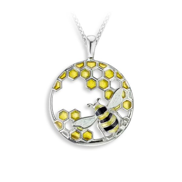 BEE IN HONEYCOMB NECKLACE Parkers' Karat Patch Asheville, NC