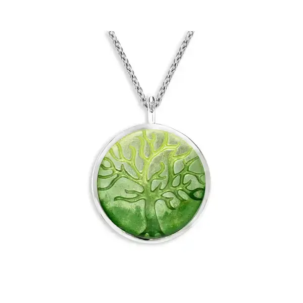 DOUBLE SIDED ENAMEL PENDANT Image 2 Parkers' Karat Patch Asheville, NC