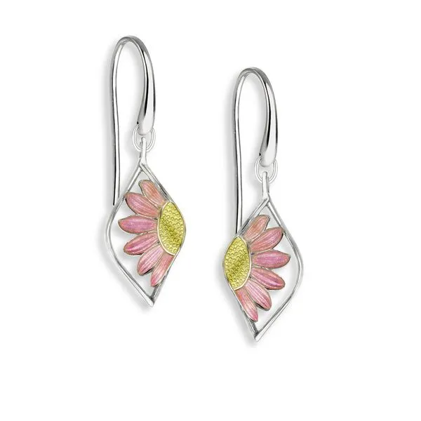 PINK FLOWER EARRINGS Parkers' Karat Patch Asheville, NC