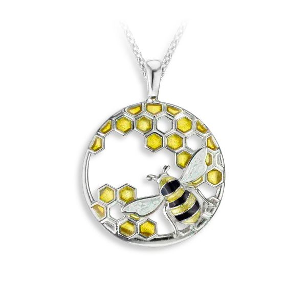 BEE IN HONEYCOMB NECKLACE Parkers' Karat Patch Asheville, NC