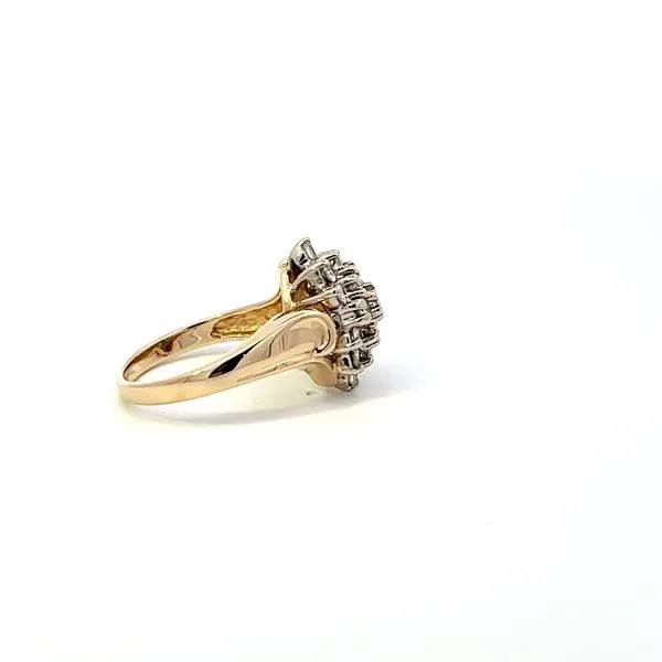ESTATE DIAMOND & YELLOW GOLD RING Image 2 Parkers' Karat Patch Asheville, NC