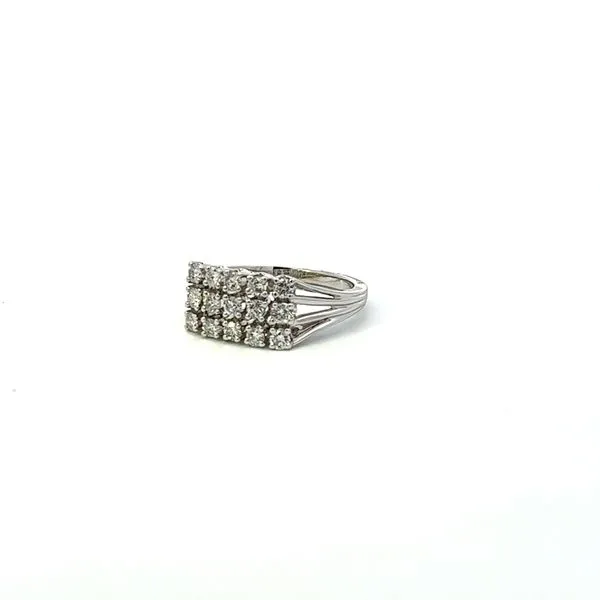 ESTATE WHITE GOLD & DIAMOND RING Image 3 Parkers' Karat Patch Asheville, NC