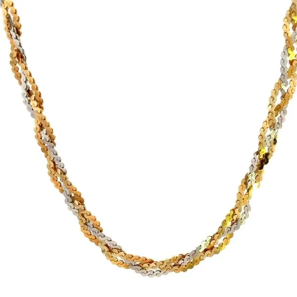 ESTATE TWO TONE NECKLACE Parkers' Karat Patch Asheville, NC