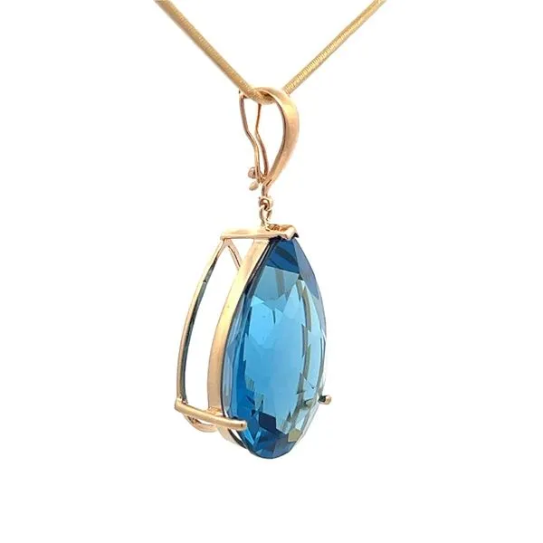 ESTATE PEAR SHAPED PENDANT Image 2 Parkers' Karat Patch Asheville, NC