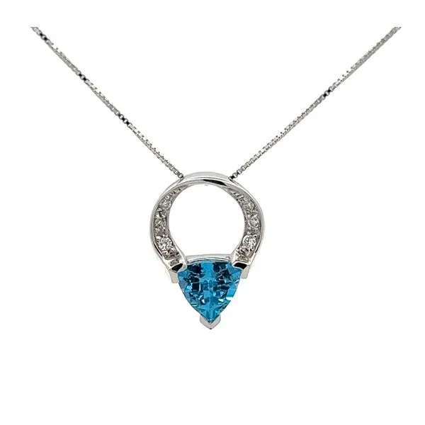 ESTATE BLUE TOPAZ NECKLACE Parkers' Karat Patch Asheville, NC