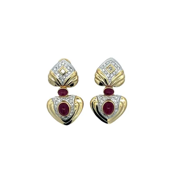 ESTATE RUBY EARRINGS Parkers' Karat Patch Asheville, NC
