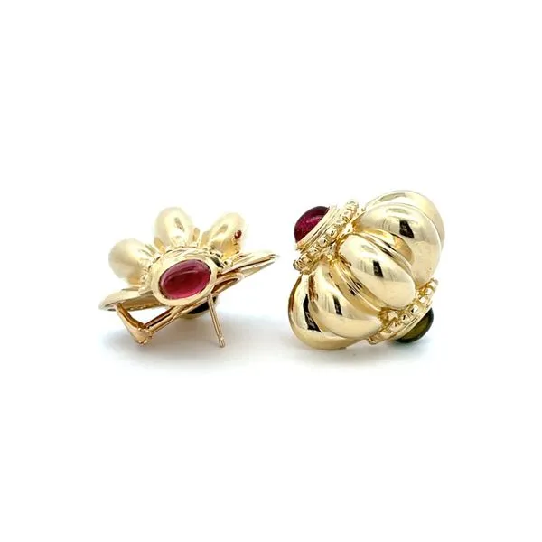 ESTATE TWO COLOR TOURMALINE EARRINGS Parkers' Karat Patch Asheville, NC