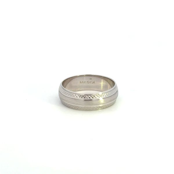 ESTATE WHITE GOLD BAND Parkers' Karat Patch Asheville, NC