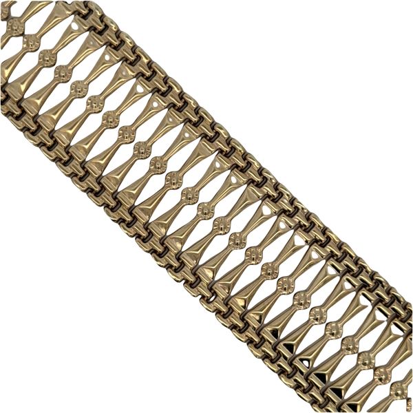 ESTATE YELLOW GOLD BRACELET Parkers' Karat Patch Asheville, NC