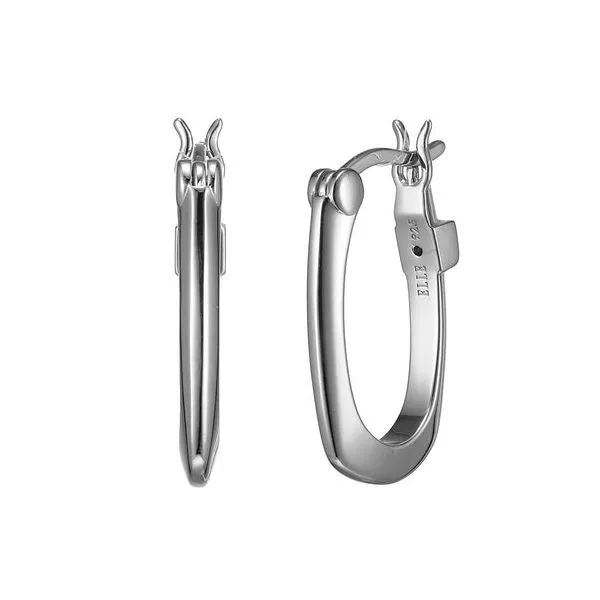 Elle sterling silver earrings top