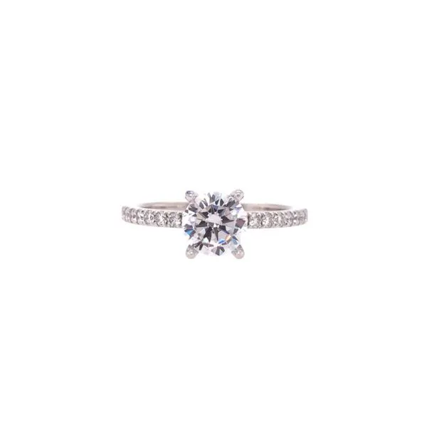 14 Karat White Gold Wedding Set Image 2 Paul Bensel Jewelers Yuma, AZ