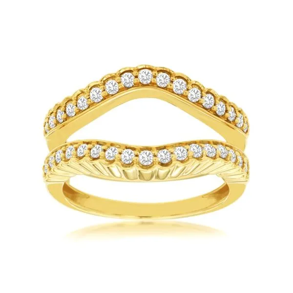 14 Karat Yellow Gold Ring Guard Paul Bensel Jewelers Yuma, AZ