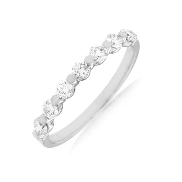 14 Karat White Gold Diamond Band Paul Bensel Jewelers Yuma, AZ