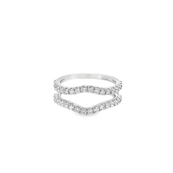 14K White Gold Diamond Contour Ring Guard Paul Bensel Jewelers Yuma, AZ