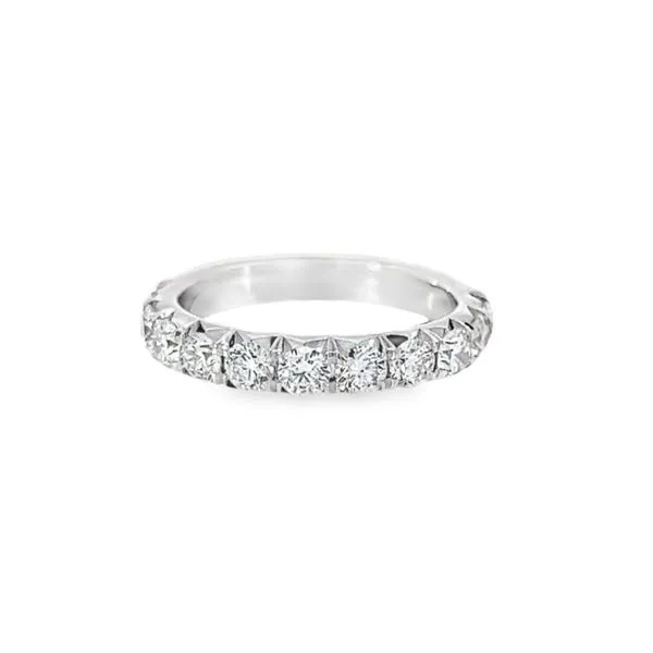 14K White Gold 1.30 ctw Split Prong Diamond Band Image 2 Paul Bensel Jewelers Yuma, AZ