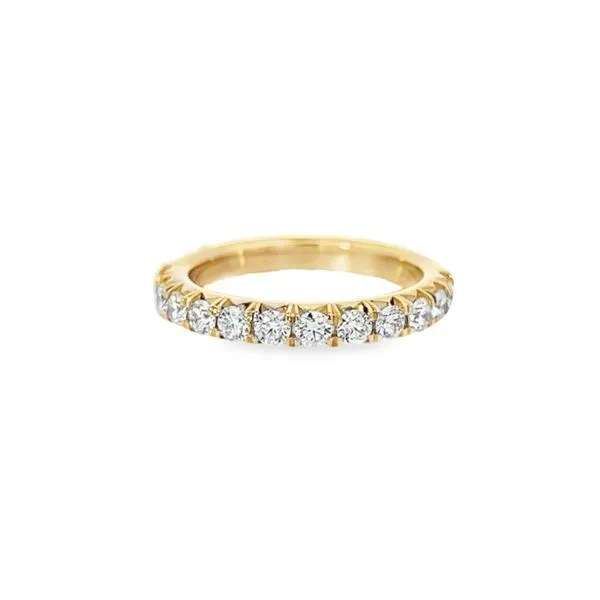 14K Yellow Gold 0.78 ctw Split Prong Diamond Band Image 2 Paul Bensel Jewelers Yuma, AZ