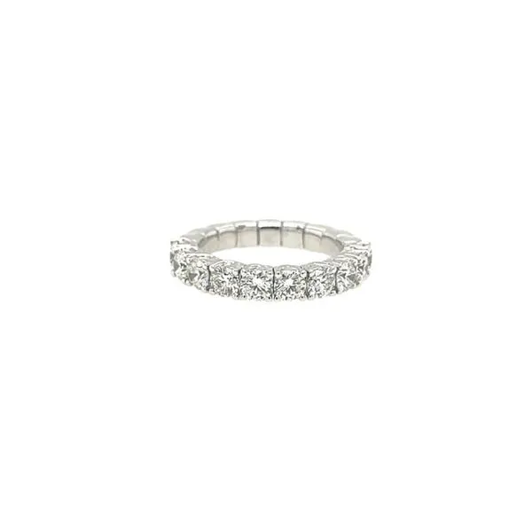 14K White Gold 1.45 ctw Diamond Stretch Wedding Band Paul Bensel Jewelers Yuma, AZ