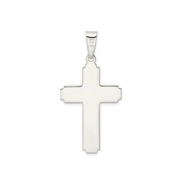 Sterling Silver Latin Cross Pendant Image 3 Paul Bensel Jewelers Yuma, AZ