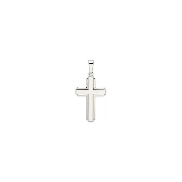 Sterling Silver Latin Cross Pendant Image 4 Paul Bensel Jewelers Yuma, AZ