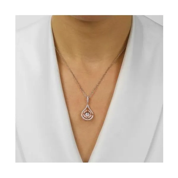 Diamond Simulant Pendant/Necklace Image 2 Paul Bensel Jewelers Yuma, AZ