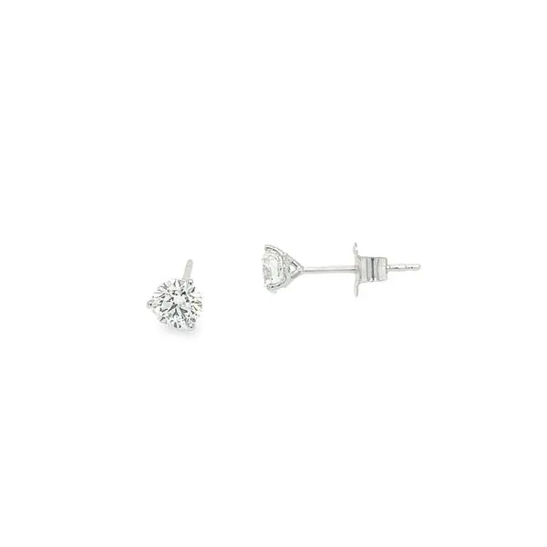 14K White Gold 0.75 ctw Lab Grown Martini Studs Paul Bensel Jewelers Yuma, AZ