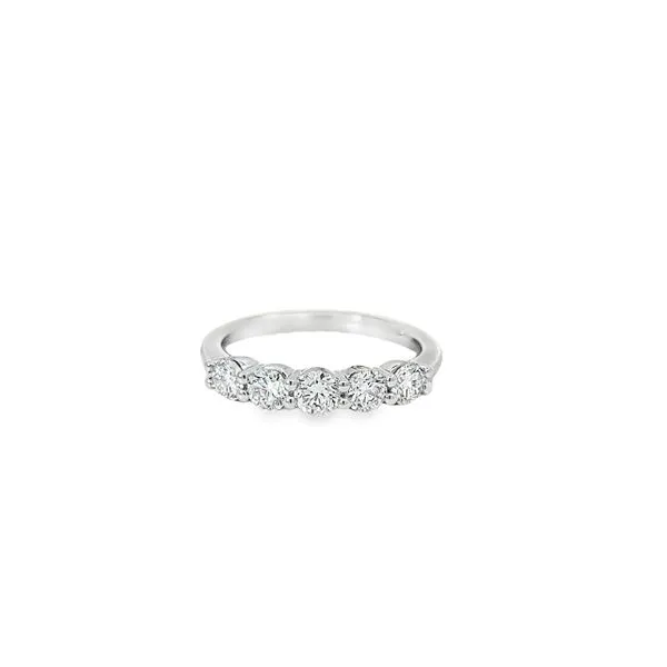 14K White Gold 1.00 ctw Lab Grown Round Anniversary Band Paul Bensel Jewelers Yuma, AZ