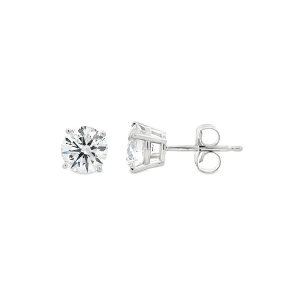 14K White Gold 1.5 ctw Lab Grown Diamond Studs Paul Bensel Jewelers Yuma, AZ