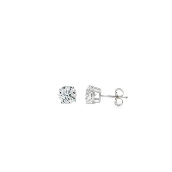 14K White Gold 2 ctw Lab Grown Diamond Studs Paul Bensel Jewelers Yuma, AZ