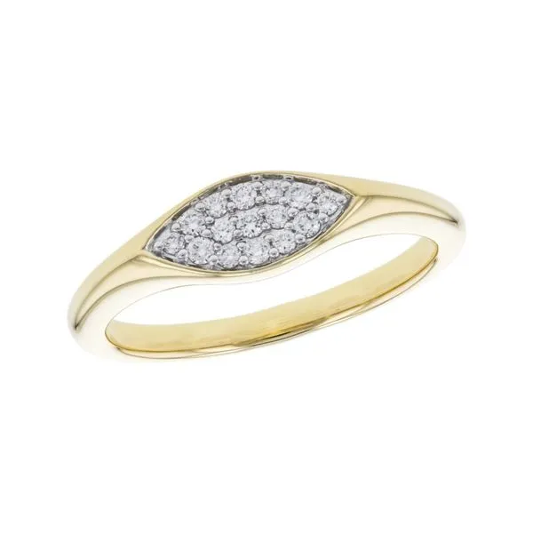 14K Yellow Gold East to West Marquise Shaped Diamond Fashion Ring Paul Bensel Jewelers Yuma, AZ
