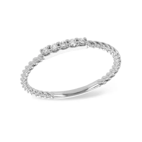 14K White Gold 0.10 ctw Diamond Fashion Ring Image 2 Paul Bensel Jewelers Yuma, AZ