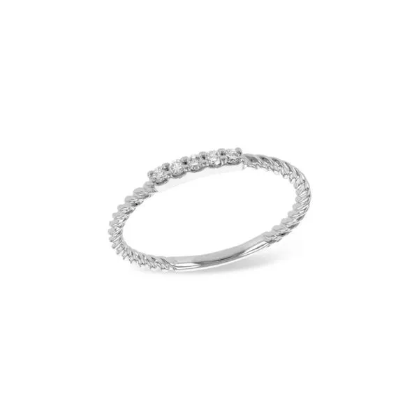 14K White Gold 0.10 ctw Diamond Fashion Ring Image 3 Paul Bensel Jewelers Yuma, AZ