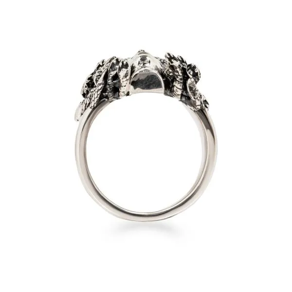 Men's Bensel Made Sterling Silver Medusa Ring Image 5 Paul Bensel Jewelers Yuma, AZ