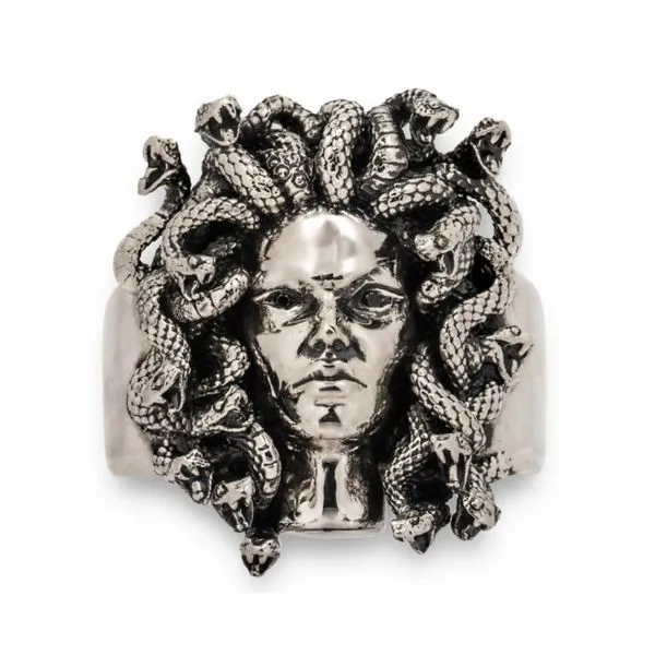 Men's Bensel Made Sterling Silver Medusa Ring Paul Bensel Jewelers Yuma, AZ