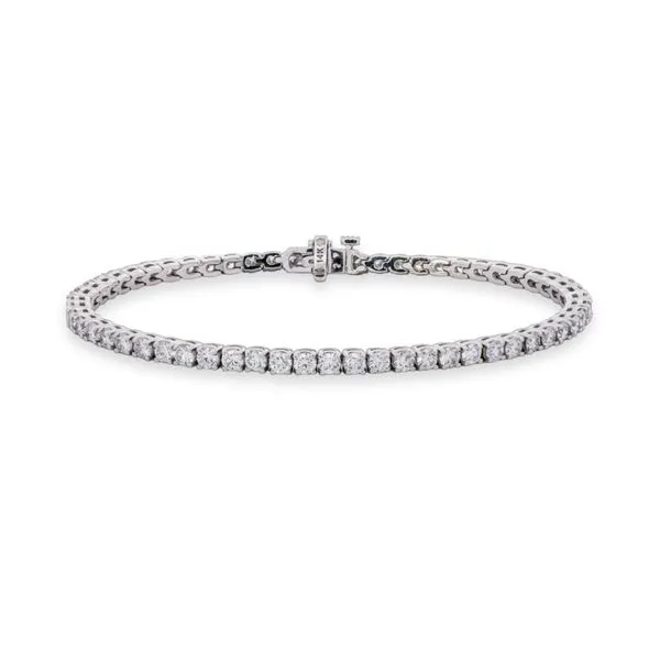 14K White Gold 5 ctw Diamond Tennis Bracelet Paul Bensel Jewelers Yuma, AZ